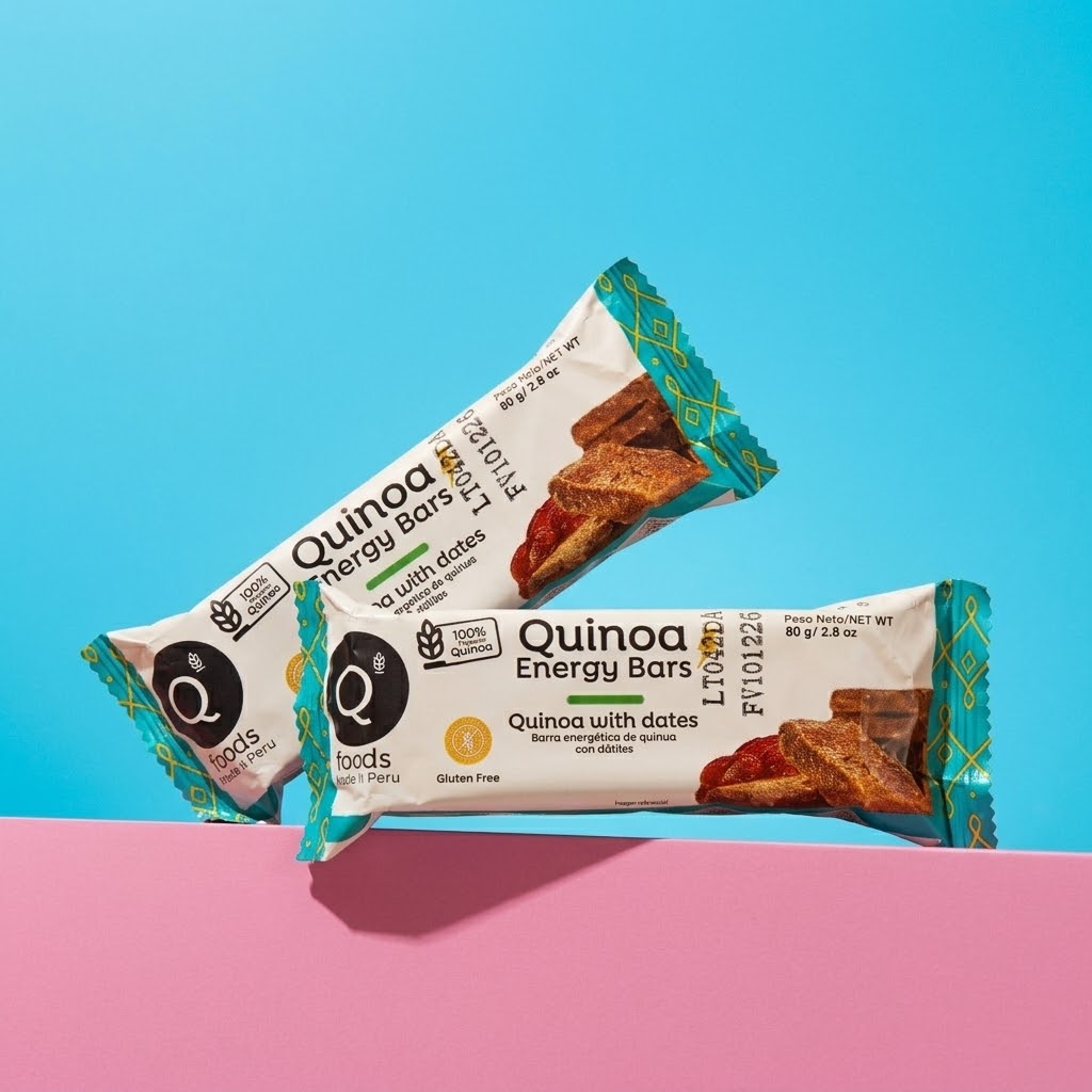 Barra de quinua energética con dátiles x 80gr