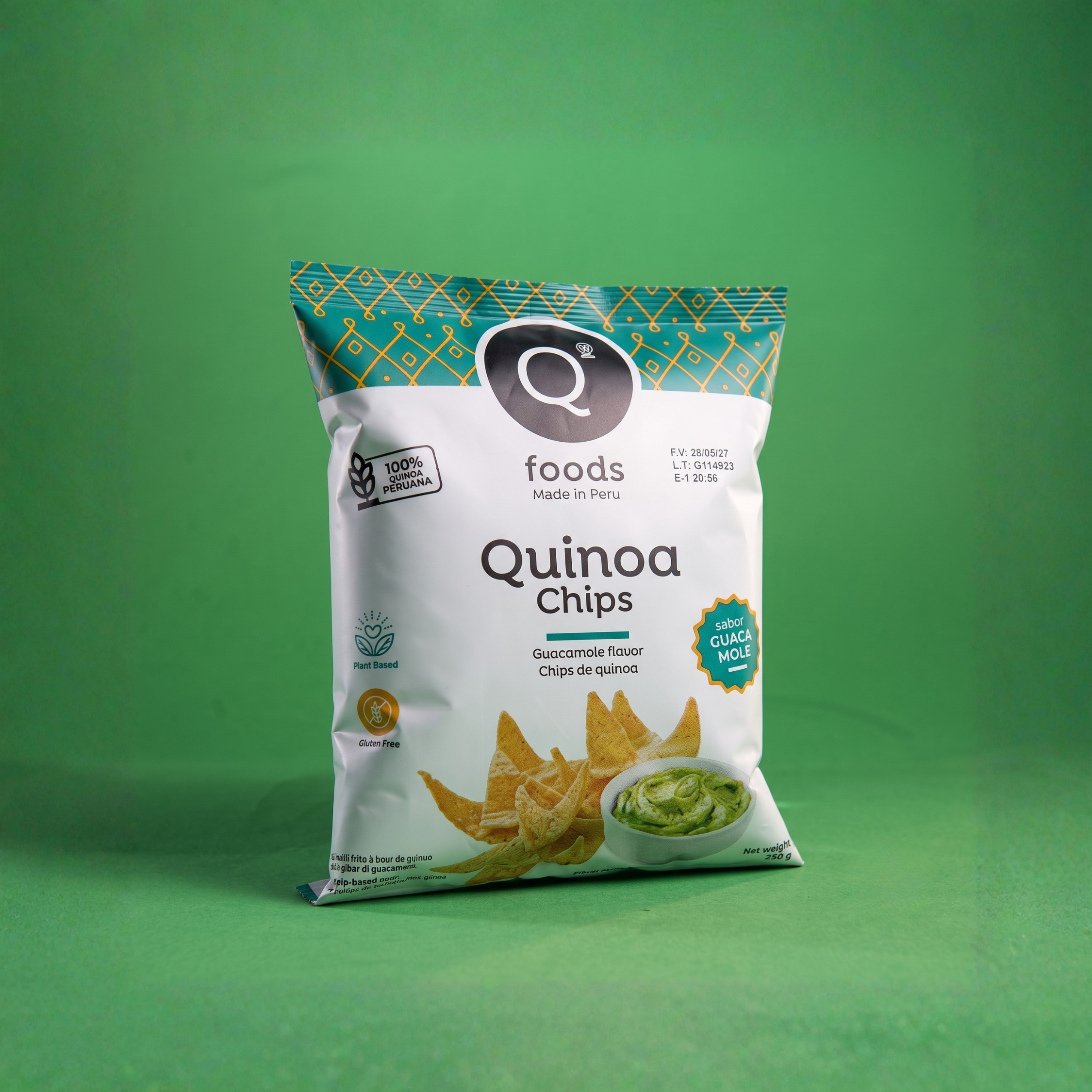 Chips de quinua sabor guacamole x 35 gr