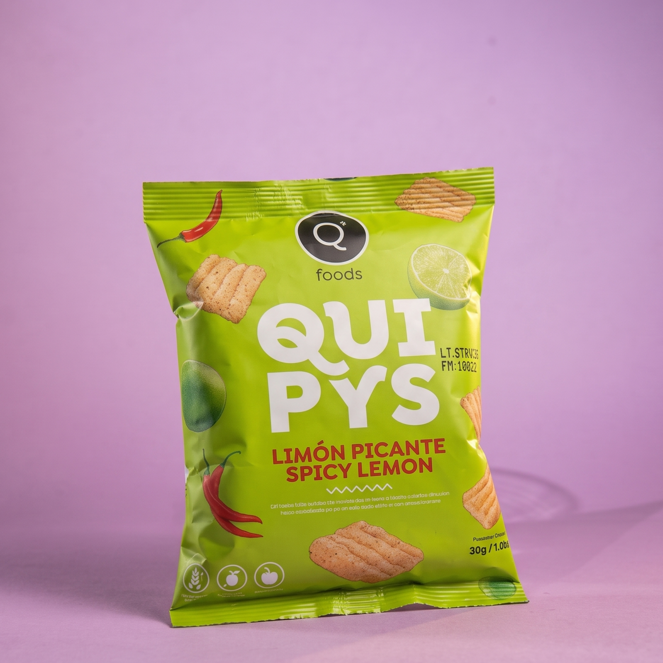 Quipys sabor limón picante x 70 gr