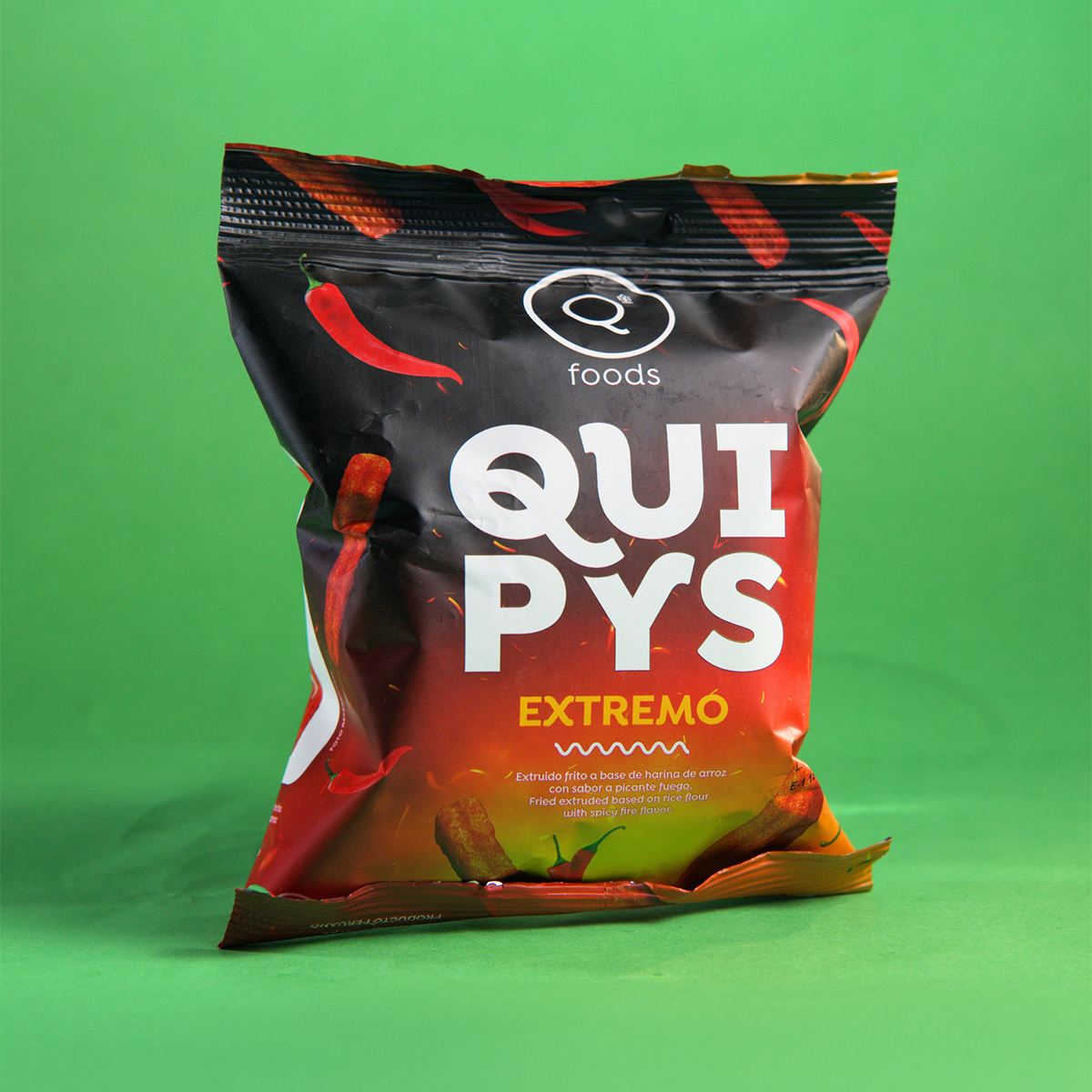 Quipys sabor extremo picante fuego x 70 gr