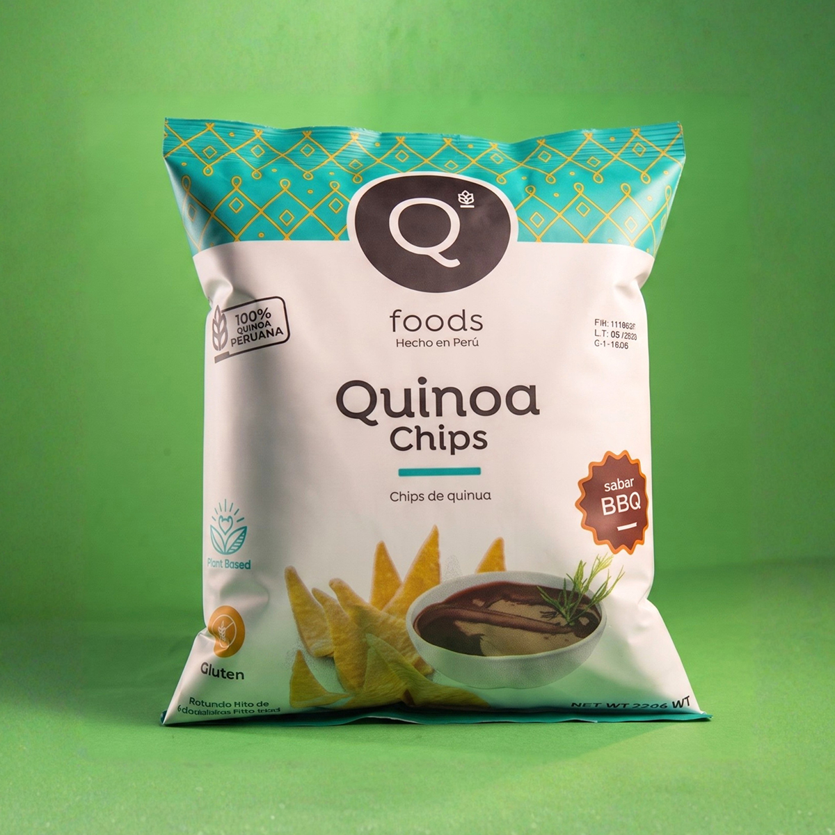 Chips de quinua sabor barbecue x 35 gr