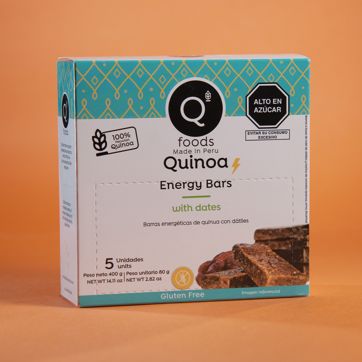 Barra de quinua energética con dátiles x 80gr (cjx5)