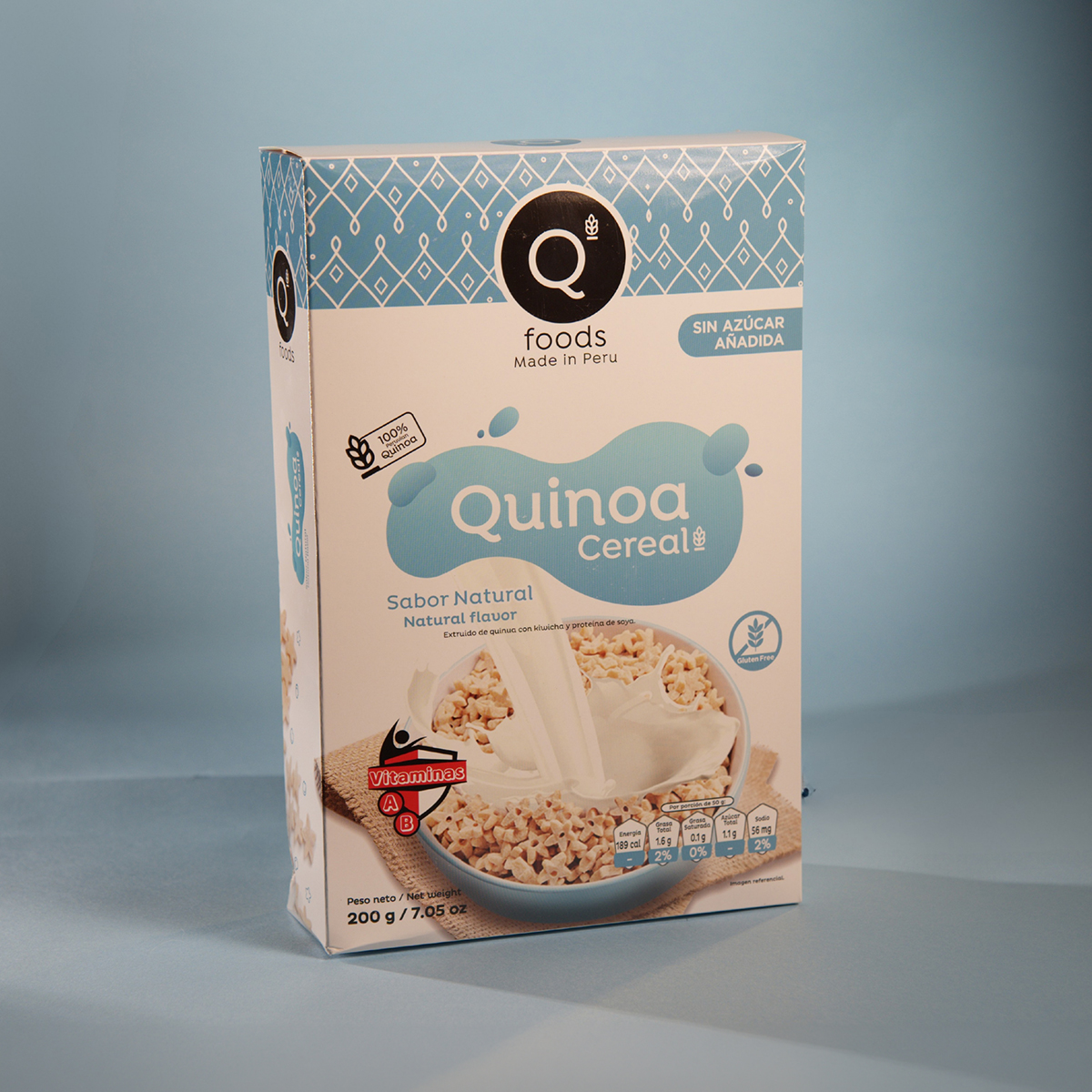 Cereal de quinua sabor natural x 200gr