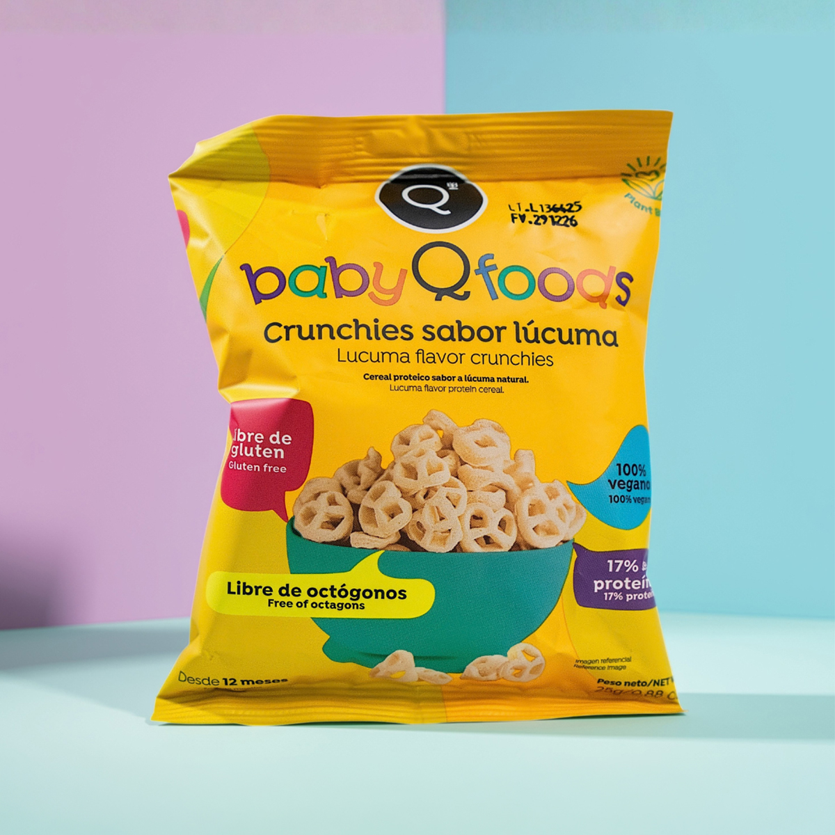Crunchies sabor lúcuma x 25 gr