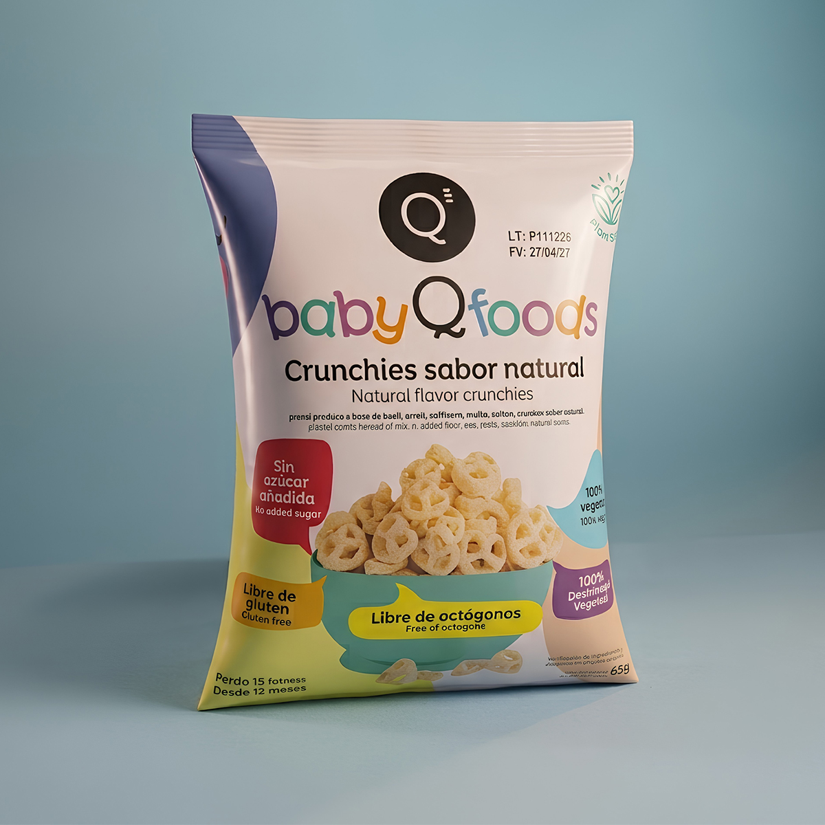 Crunchies sabor natural x 25gr